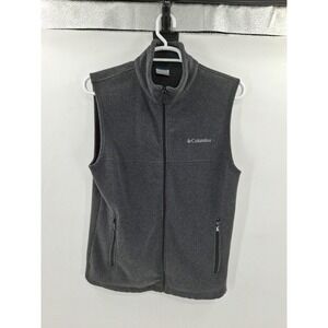 Columbia Small Full Zip Gray Vest‎
